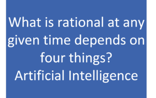Rational Agent in Artificial Intelligence