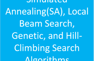 Simulated Annealing(SA), Local Beam Search, Genetic, and Hill-Climbing Search Algorithms